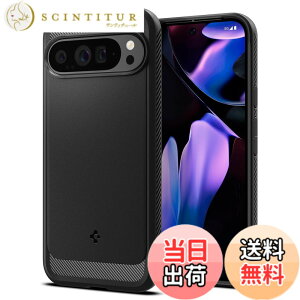 �y���������zSpigen Pixel9 Pro XL �P�[�X TPU �\�t�g�P�[�X �ČRMIL�K�i�擾 �ϏՌ� ���h�~ �J�����ی� �X�g���b�v�z�[���t�� ���C�����X�[�d ���M�b�h�E�A�[�}�[ ACS07719 (�}�b�g�E�u���b�N)