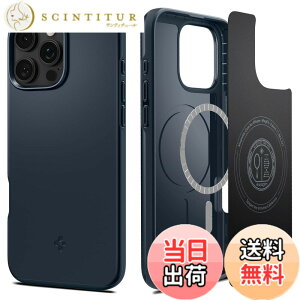 �y���������zSpigen iPhone 16 Pro Max �P�[�X MagSafe�Ή� �}�O�l�b�g���� �ČRMIL�K�i �}�b�g ���^ �V���E�t�B�b�g�E�}�O�t�B�b�g ACS07980 (���^���E�X���[�g)