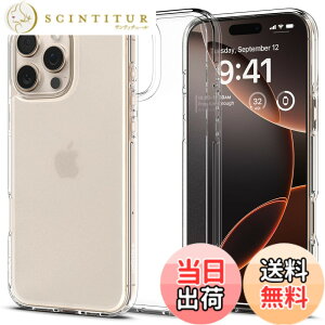 �y���������zSpigen iPhone 16 Pro Max �P�[�X ������ �N���A �X�g���b�v�z�[�� �ČRMIL�K�i �o���p�[ �ϏՌ� �E���g���E�n�C�u���b�h ACS07993 (�t���X�g�E�N���A)