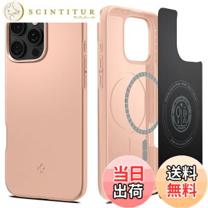 �y���������zSpigen iPhone 16 Pro Max �P�[�X MagSafe�Ή� �}�O�l�b�g���� �ČRMIL�K�i �}�b�g ���^ �V���E�t�B�b�g�E�}�O�t�B�b�g ACS08686 (���[�Y�E�`�^�j�E��)