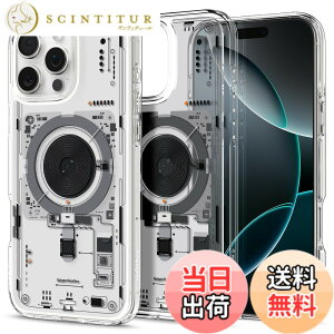 �y���������zSpigen iPhone 16 Pro Max �P�[�X MagSafe�Ή� �N���A �X�g���b�v�z�[�� �ČRMIL�K�i �E���g���E�n�C�u���b�h�E�}�O�t�B�b�g ACS08791 (�l�I�E����)