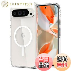 �y���������zSpigen Pixel 9 / 9 Pro �P�[�X �N���A ���ςȂ� ���C�����X�[�d�Ή� 2�d�\�� �ČRMIL�K�i�擾 �ϏՌ� ���菝�h�~ �E���g���E�n�C�u���b�h���^�������O�}�O�t�B�b�g ACS09025 (�z���C�g)