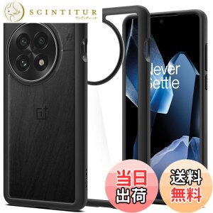 �y���������zSpigen OnePlus 13 �P�[�X �N���A ���C�����X�[�d�Ή� �o���p�[2�d�\�� �ČRMIL�K�i�擾 �ϏՌ� ���菝�h�~ ���΂ݖ��� �E���g���E�n�C�u���b�h ACS07690 (�}�b�g�E�u���b�N)
