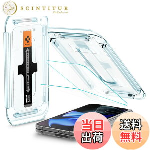 �y���������zSpigen Pixel 9 Pro Fold �K���X�t�B���� Google Pixel 9 Pro Fold �w��F�� �Ή� �ی�t�B���� �\��t���L�b�g�t�� 9H�����K���X �i�m�R�[�e�B���O ��U�h�~ 2����