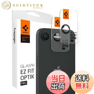 �y���������zSpigen iPhone 16e �J�����t�B���� �t���b�V�������� 16e�J�����ی� �\��t���L�b�g�t�� 9H�����K���X �����Y�v���e�N�^�[ 2���� AGL09279