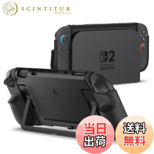 �y���������zSpigen Switch2�Ή��P�[�X �O���b�v�� �h�b�N�Ή� �ی�J�o�[ �X�C�b�`2�P�[�X �f���A���E�O���b�v ACS09310�i�u���b�N�j