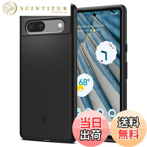 �y���������zSpigen Google Pixel 7a �P�[�X ���^ �ϏՌ� �y�� ���炳�� �ČRMIL�K�i�擾 2�d�\�� �����Y�ی� �w��h�~ �C�菝�h�~ �}�b�g�d�グ ���C�����X�[�d�Ή� �V���E�t�B�b�g ACS05814(�u���b�N