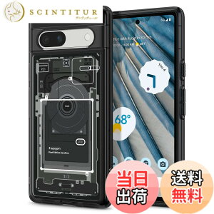 �y���������zSpigen Google Pixel 7a �P�[�X �N���A ���C�����X�[�d�Ή� �o���p�[2�d�\�� �X�g���b�v�z�[���t�� �ČRMIL�K�i�擾 �ϏՌ� ���菝�h�~ ���΂ݖ��� �E���g���E�n�C�u���b�h ACS06093 (�[