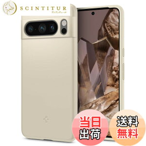 �y���������zSpigen Google Pixel8 Pro �P�[�X �ɔ� �����Y�ی� �C�菝�h�~ ���^�J�o�[ �y�� �w��h�~ �V���v�� �}�b�g�d�グ ���C�����X�[�d�Ή� �V���E�t�B�b�g ACS06328 (�~���[�g�E�x�[�W��)