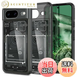 �y���������zSpigen Google Pixel8 �P�[�X �N���A TPU �o���p�[�P�[�X 2�d�\�� �ČRMIL�K�i�擾 �ϏՌ� ���菝�h�~ ���΂ݖ��� ���C�����X�[�d�Ή� �E���g���E�n�C�u���b�h ACS06279 (�[���E����)