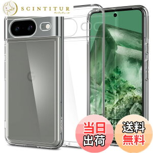 �y���������zSpigen Google Pixel8 �P�[�X �N���A TPU �o���p�[�P�[�X 2�d�\�� �ČRMIL�K�i�擾 �ϏՌ� ���菝�h�~ ���΂ݖ��� ���C�����X�[�d�Ή� �E���g���E�n�C�u���b�h ACS06278 (�N���X�^���E�N��
