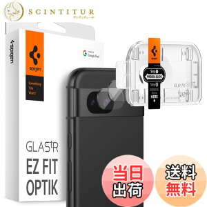 �y���������zSpigen Google Pixel8a �K���X�t�B���� �J�����t�B���� �ی� �J���� �����Y 2���� Glas tR EZ Fit Optik AGL07465