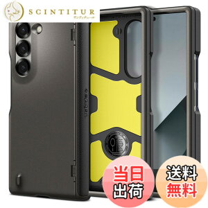 �y���������zSpigen Galaxy Z Fold 6 �P�[�X �S�ʕی� �t���J�o�[ 3�d�\�� �ČRMIL�K�i�擾 �ϏՌ� ���C�����X�[�d�Ή� 5 �X�����E�A�[�}�[�E�v�� ACS07821 (�K���E���^��)