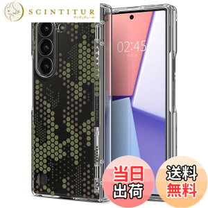 �y���������zSpigen Galaxy Z Fold 6�P�[�X �t���X�g �����^ ���y�� �ϏՌ� ���C�����X�[�d �Ή� �}�b�g�d�グ �����Y�ی� �w��h�~ �C�菝�h�~ �E���g���E�n�C�u���b�h �v�� ACS08283 (�f�W�^���E�J