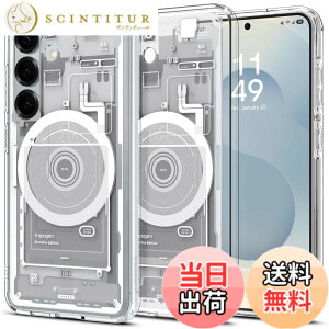 �y���������zSpigen Galaxy S25 �P�[�X Magfit�Ή� �N���A �X�g���b�v�z�[�� �ČRMIL�K�i �E���g���E�n�C�u���b�h�E�}�O�t�B�b�g ACS09004 (�[���E�����E�z���C�g)