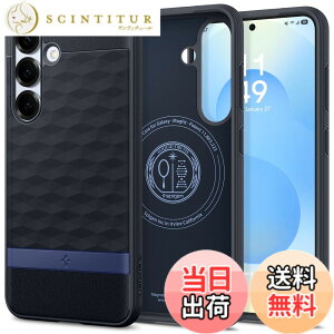 �y���������zSpigen Galaxy S25 �P�[�X Magfit�Ή� �ϋv�� �\�t�g �ق��肪�t���ɂ����f�� �c�[�g���J���[ �p�����b�N�X�E�}�O�t�B�b�g ACS09064 (�l�C�r�[�E�o�C�I���b�g)