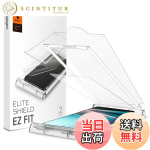 �y���������zSpigen Galaxy S25 Ultra �t�B���� �w��F�ؑΉ� �\��t���L�b�g�t�� TPU�f�� �M�����N�V�[S25�E���g���Ή� �ی�t�B���� �i�m�R�[�e�B���O ��U�h�~ 2���� EZ Fit EliteShield AFL09080