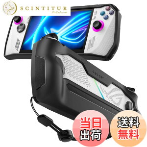 �y���������zSpigen ASUS ROG Ally �P�[�X (2023) �X�g���b�v�t�� �J�o�[ TPU �L�Y�h�~ ��ʕی� �ϏՌ� �Ռ��z�� ���M�b�h�E�A�[�}�[ ACS06921 (�u���b�N)