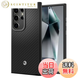 �y���������zSpigen Galaxy S24 Ultra �P�[�X �ϏՌ� �ČRMIL�K�i�擾 SC-52E | SCG26 ���h�~ �f�B�e�[���݌v ���U�[ ���C�����X�[�d�Ή� �G���c�H�E�A���~�h ACS07289 (�}�b�g�E�u���b�N)