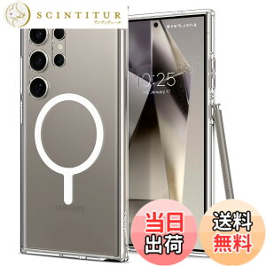 �y���������zSpigen Galaxy S24 Ultra �P�[�X magsafe �N���A ���ςȂ� SC-52E | SCG26 2�d�\�� �ČRMIL�K�i�擾 �ϏՌ� ���菝�h�~ ���C�����X�[�d�Ή� �E���g���E�n�C�u���b�h���^�������O�}�O�t�B�b�g A