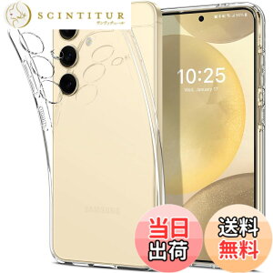�y���������zSpigen Galaxy S24 �P�[�X �N���A SC-51E | SCG25 TPU�J�o�[ �����^ ���y�� �ČRMIL�K�i�擾 ���L�b�h�E�N���X�^�� ACS07343 (�N���X�^���E�N���A)