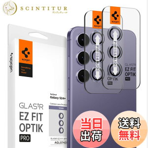 �y���������zSpigen Galaxy S24 FE/Plus �J�����ی�t�B���� �o�C�I���b�g 2�Z�b�g �\��t���L�b�g�t�� �����ߗ� �d�x9H �ϏՌ� �M�����N�V�[ S24 FE/Plus �Ή� �����Y�ی�t�B���� EZ Fit Optik Pro