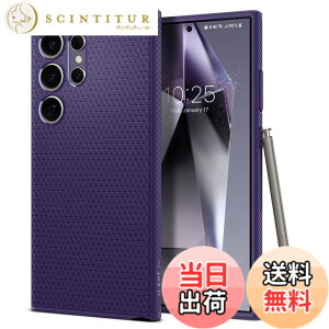 �y���������zSpigen Galaxy S24 Ultra �P�[�X �ϏՌ� SC-52E | SCG26 TPU �\�t�g�P�[�X �ČRMIL�K�i�擾 �J�����ی� ���h�~ �Ռ��z�� Qi�[�d ���C�����X�[�d ���L�b�h�E�G�A�[ ACS07449 (�f�B�[�v�E�p�[�v��)