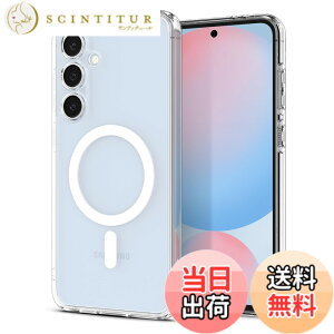 �y���������zSpigen Galaxy S24 FE �P�[�X Magsafe�Ή� Qi2�[�d �N���A ���ςȂ� 2�d�\�� �ČRMIL�K�i�擾 �ϏՌ� ���菝�h�~ �E���g���E�n�C�u���b�h���^�������O�}�O�t�B�b�g ACS08622 (�z���C�g)
