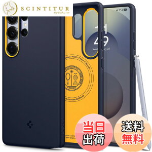 �y���������zSpigen Galaxy S25 Ultra �P�[�X Magfit�Ή� �ϋv�� �\�t�g �ق��肪�t���ɂ����f�� �c�[�g���J���[ �i�m�|�b�v�E�}�O�t�B�b�g ACS09056 (�u���[�x���[�E�l�C�r�[)