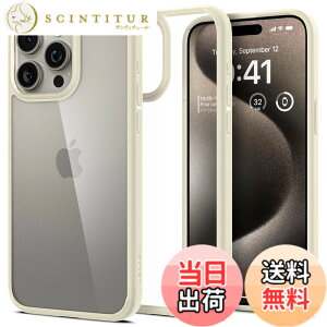 �y���������zSpigen �y�n��18�N�̋Z�p�́z iPhone 15 Pro �P�[�X �N���A TPU �o���p�[�P�[�X 2�d�\�� �ČRMIL�K�i�擾 �ϏՌ� ���菝�h�~ ���΂ݖ��� ���C�����X�[�d�Ή� �E���g���E�n�C�u���b�h ACS0