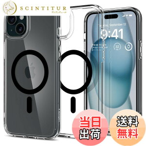 �y���������zSpigen �y�n��18�N�̋Z�p�́z iPhone 15 �P�[�X MagSafe �N���A �ϏՌ� �ČRMIL�K�i�擾 �X�g���b�v�z�[�� ���ϗ}�� ���� �X�g���b�v�z�[�� 2�d�\�� �����Y�ی� �C�菝�h�~ MagSafe ���C��