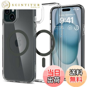 �y���������zSpigen �y�n��18�N�̋Z�p�́z iPhone 15 �P�[�X MagSafe �N���A �ϏՌ� �ČRMIL�K�i�擾 �X�g���b�v�z�[�� ���ϗ}�� ���� �X�g���b�v�z�[�� 2�d�\�� �����Y�ی� �C�菝�h�~ MagSafe ���C��