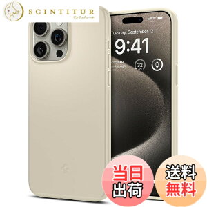 �y���������zSpigen �y�n��18�N�̋Z�p�́z iPhone 15 Pro Max �P�[�X �}�b�g ���^ �y�� �ČRMIL�K�i �w��h�~ ���C�����X�[�d �V���E�t�B�b�g ACS06551 (�~���[�g�E�x�[�W��)