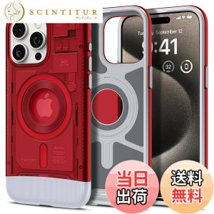 �y���������zSpigen �y�n��18�N�̋Z�p�́z iPhone 15 Pro �P�[�X MagSafe �ϏՌ� �ČRMIL�K�i�擾 ������ iMac�f�U�C�� �}�O�l�b�g���� �����Y�ی� �C�菝�h�~ MagSafe ���C�����X�[�d�Ή� �N���V�b�N�EC1