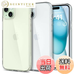 �y���������zSpigen �y�n��18�N�̋Z�p�́z iPhone 15 �P�[�X �N���A �ϏՌ� �ČRMIL�K�i�擾 �X�g���b�v�z�[�� ���ϗ}�� ���� TPU �o���p�[�P�[�X 2�d�\�� �����Y�ی� �C�菝�h�~ ���C�����X�[�d��