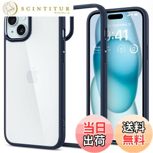 �y���������zSpigen �y�n��18�N�̋Z�p�́z iPhone 15 �P�[�X �N���A �ϏՌ� ���ςȂ� �ČRMIL�K�i�擾 �X�g���b�v�z�[�� ���� TPU �o���p�[�P�[�X 2�d�\�� �����Y�ی� �C�菝�h�~ ���C�����X�[�d��