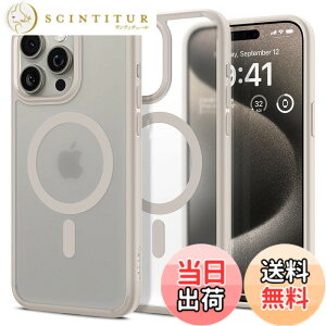 �y���������zSpigen �y�n��18�N�̋Z�p�́z iPhone 15 Pro Max �P�[�X ������ MagSafe�Ή� �ČRMIL�K�i �E���g���E�n�C�u���b�h�E�}�O�t�B�b�g ACS7210 (�t���X�g�E�i�`�������E�`�^�j�E��)
