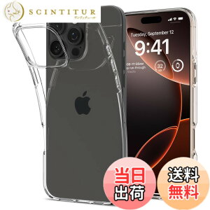 �y���������zSpigen �y�n��18�N�̋Z�p�́ziPhone 16 Pro �P�[�X �N���A ���� TPU �\�t�g �o���p�[ �ϏՌ� �ČRMIL�K�i ���L�b�h�E�N���X�^�� ACS07984 (�N���X�^���E�N���A)