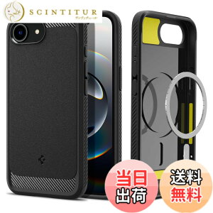 �y���������zSpigen �y�n��18�N�̋Z�p�́z iPhone 16e �P�[�X MagSafe�A�N�Z�T���[�Ή� �}�O�l�b�g���� �X�g���b�v�z�[�� �}�b�g �ϏՌ� �ČRMIL�K�i ���M�b�h�E�A�[�}�[�E�}�O�t�B�b�g ACS09152 (�}�b
