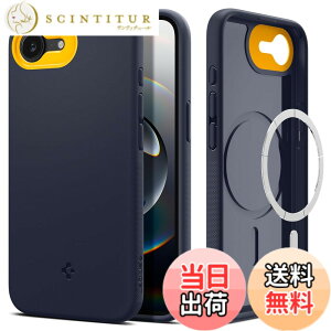 �y���������zSpigen �y�n��18�N�̋Z�p�́z iPhone 16e �P�[�X MagSafe�A�N�Z�T���[�Ή� �}�O�l�b�g���� �X�g���b�v�z�[�� �ČRMIL�K�i �i�m�|�b�v�E�}�O�t�B�b�g ACS09154 (�u���[�x���[�E�l�C�r�[)