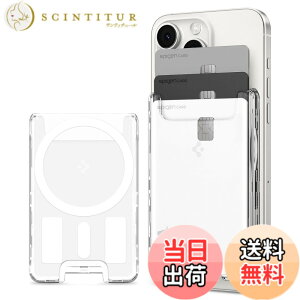 �y���������z[Spigen] MagSafe�Ή� �J�[�h�P�[�X �ő�3�� ����~�߃O���b�v iPhone 16, iPhone 15, iPhone 14, iPhone 13, iPhone 12�V���[�Y�Ή� �}�O�l�b�g �X�}�z �J�[�h�P�[�X �}�O�l�b�g�t�� ��ʌn IC�J�[�h