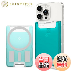 �y���������z[Spigen] MagSafe�Ή��J�[�h�P�[�X 3���J�[�h���[ iMac�f�U�C�� �}�O�l�b�g���� iPhone 16/15/14/13/12�V���[�Y�Ή� �}�O�l�b�g �X�}�z �J�[�h�P�[�X ��ʌn IC�J�[�h �N���V�b�N�EC1 AFA07397 (