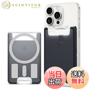 �y���������z[Spigen] MagSafe�Ή��J�[�h�P�[�X 3���J�[�h���[ iMac�f�U�C�� �}�O�l�b�g���� iPhone 16/15/14/13/12�V���[�Y�Ή� �}�O�l�b�g �X�}�z �J�[�h�P�[�X ��ʌn IC�J�[�h �N���V�b�N�EC1 AFA07398 (