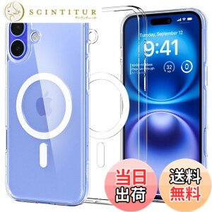 �y���������zSpigen �y�d��33g�̒��y�ʁziPhone 16 Plus �P�[�X �N���A MagSafe�Ή� �ϏՌ� ���^ �y�� �X�g���b�v�z�[�� ���ϖh�~ �ČRMIL�K�i ���� �G�A�X�L���E�n�C�u���b�h�E�}�O�t�B�b�g ACS08063 (