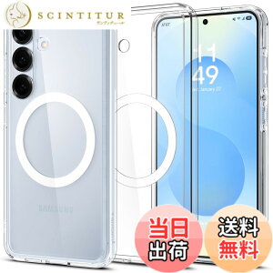 �y���������zSpigen �y�n��18�N�̋Z�p�́z Galaxy S25 �P�[�X �N���A MagSafe�Ή� �ϏՌ� �X�g���b�v�z�[�� ���ϖh�~ �o���p�[ �ČRMIL�K�i �E���g���E�n�C�u���b�h�E�}�O�t�B�b�g ACS09002 (�N���A�E