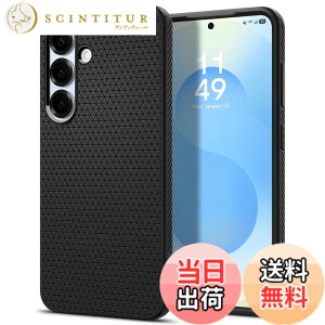 �y���������zSpigen �y�n��18�N�̋Z�p�́z Galaxy S25 �P�[�X �ϏՌ� ���^ �d��28.9g �X�g���b�v�z�[���t�� �ČRMIL�K�i�擾 �J�����ی� ���h�~ �Ռ��z�� ���L�b�h�E�G�A�[ ACS09000 (�}�b�g�E�u���b�N