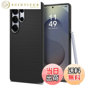 �y���������zSpigen �y�n��18�N�̋Z�p�́z Galaxy S25 Ultra �P�[�X �ϏՌ� ���^ �d��35g �X�g���b�v�z�[���t�� �ČRMIL�K�i�擾 �J�����ی� ���h�~ �Ռ��z�� ���L�b�h�E�G�A�[ ACS08953 (�}�b�g�E�u��