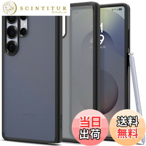 �y���������zSpigen �y�n��18�N�̋Z�p�́z Galaxy S25 Ultra �P�[�X �ϏՌ� �X�g���b�v�z�[�� ���ϖh�~ �o���p�[ ���C�����X�[�d �ČRMIL�K�i �E���g���E�n�C�u���b�h ACS08962 (�t���X�g�E�u���b�N)