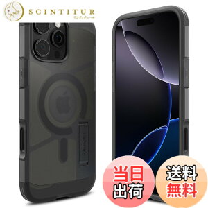 �y���������zSpigen �y�J�����R���g���[���J�o�[�t���ziPhone 16 Pro Max �P�[�X MagSafe�Ή� �}�O�l�b�g���� �X�^���h �{�^���ی� ���h�~ �}�b�g �ϏՌ� �ČRMIL�K�i �^�t�E�A�[�}�[�iAI�jT�E�}�O�t