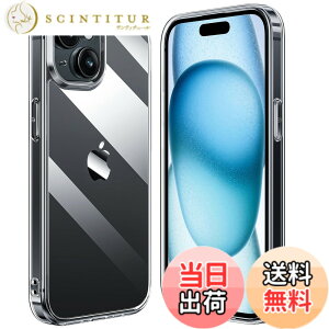 �y���������zNIMASO �P�[�X iPhone15�p �N���A �J�o�[ �w�� �����K���X �o���p�[ �ϏՌ� ���΂ݖh�~ ���C�����X�[�d�Ή� �ČRMIL�K�i�擾 TPU �N���A 6.1�C���` �A�C�t�H��15 �P�[�X NSC24F1321